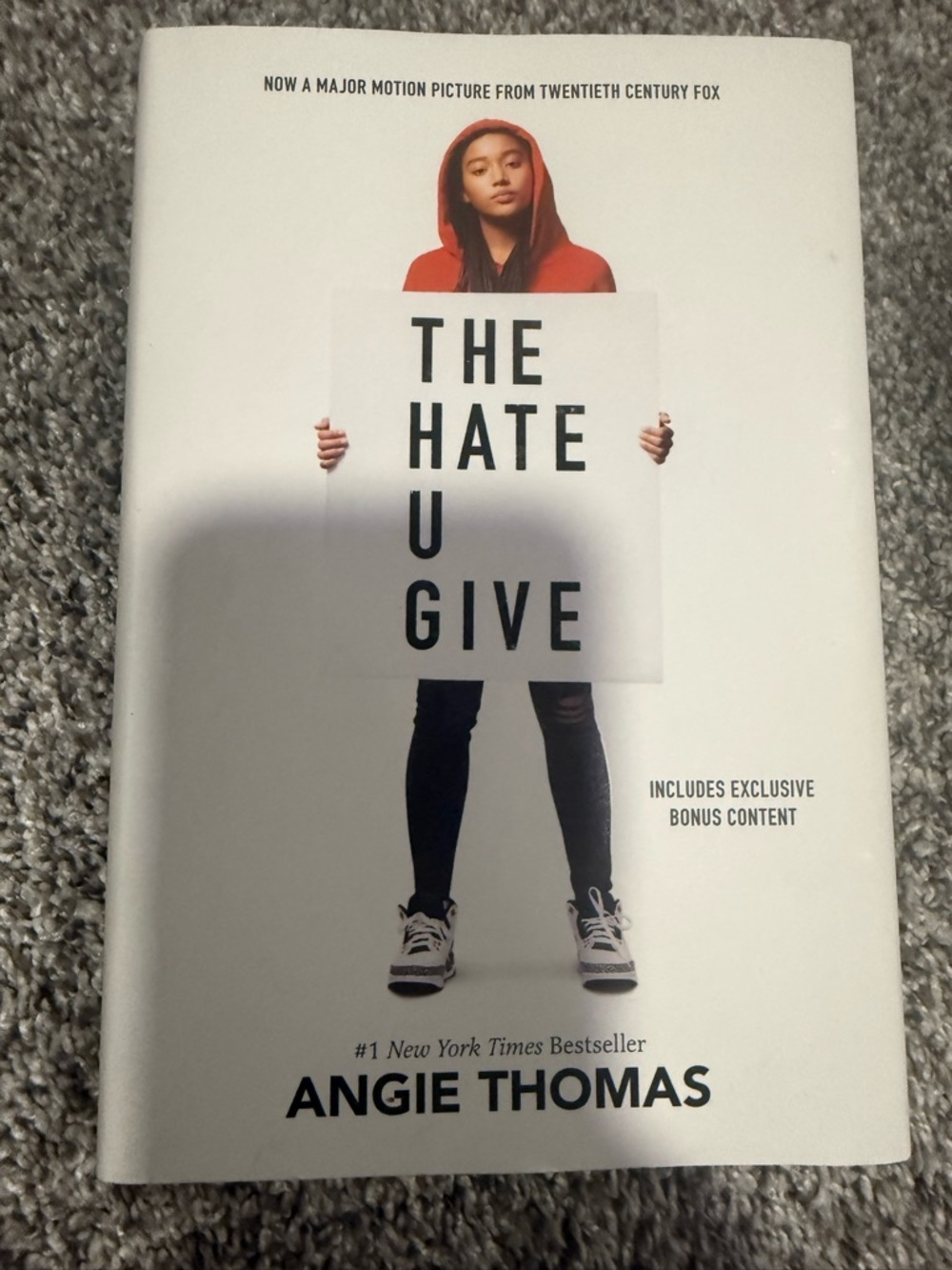 The Hate U Give by Angie Thomas - White Cover